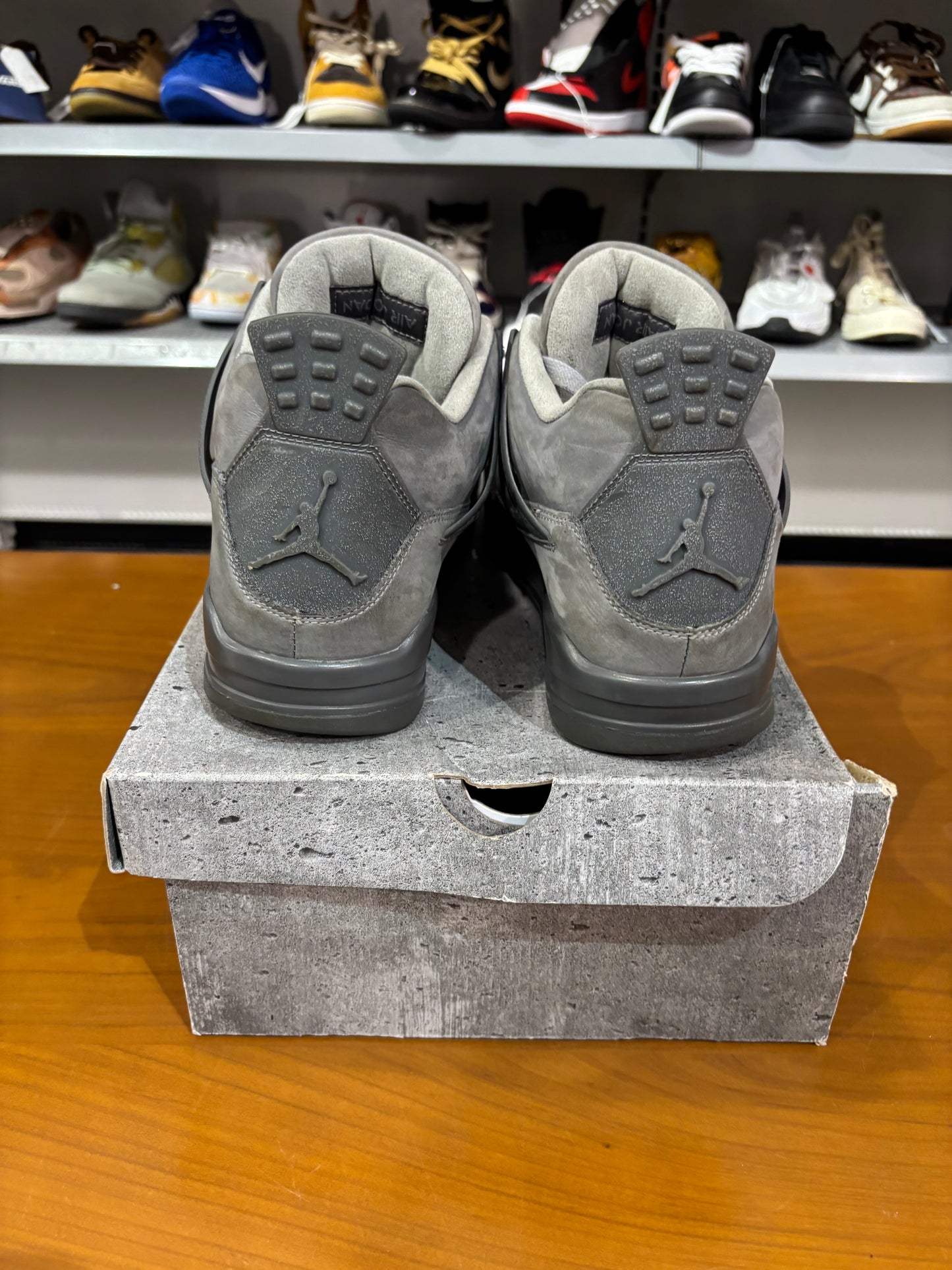 Preowned Air Jordan 4 Paris Wet Cement