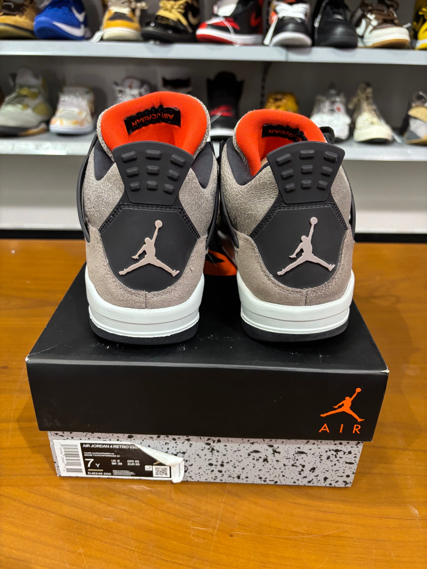 Preowned Air Jordan 4 Taupe Haze