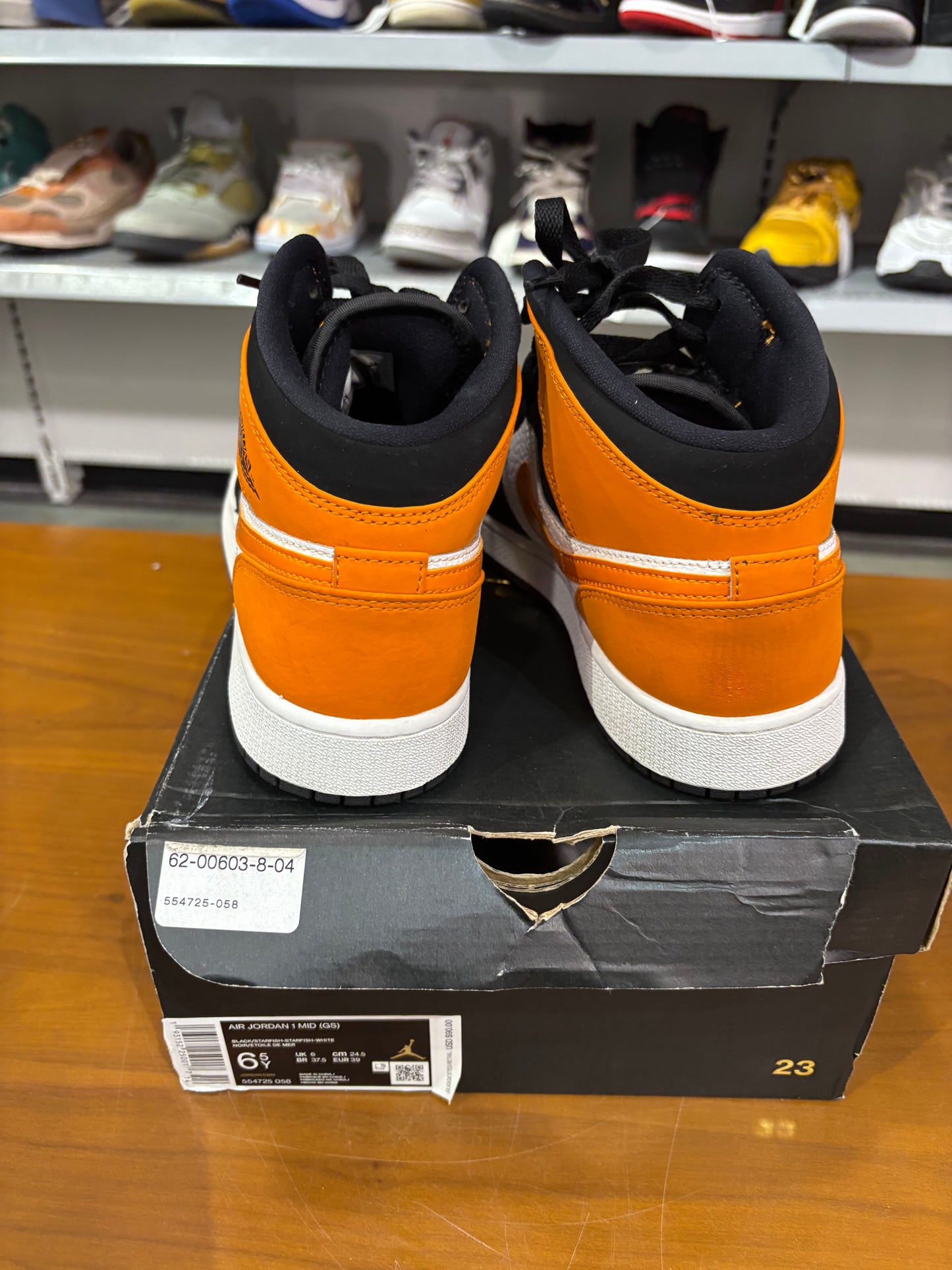 Preowned Air Jordan 1 Mid Shattered Backboards