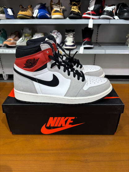 Preowned Air Jordan 1 Light Smoke Grey
