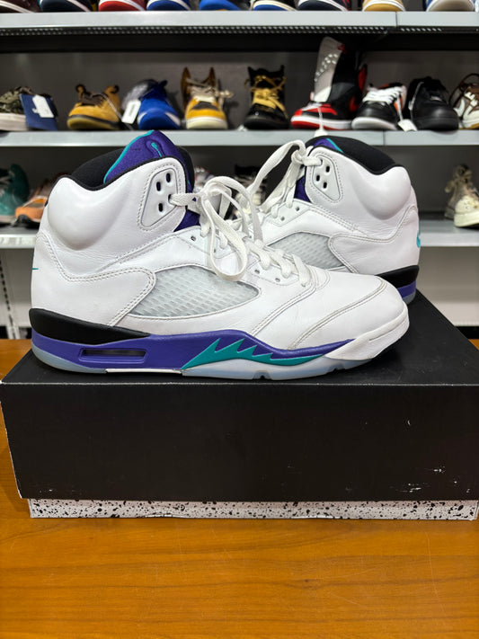Preowned Air Jordan 5 Grape