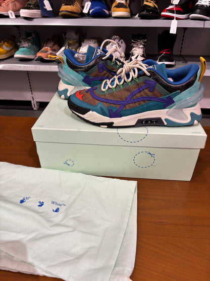 Preowned OFF-White Odsy 2000 Purple Teal