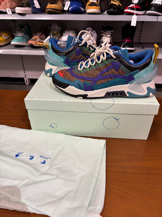 Preowned OFF-White Odsy 2000 Purple Teal