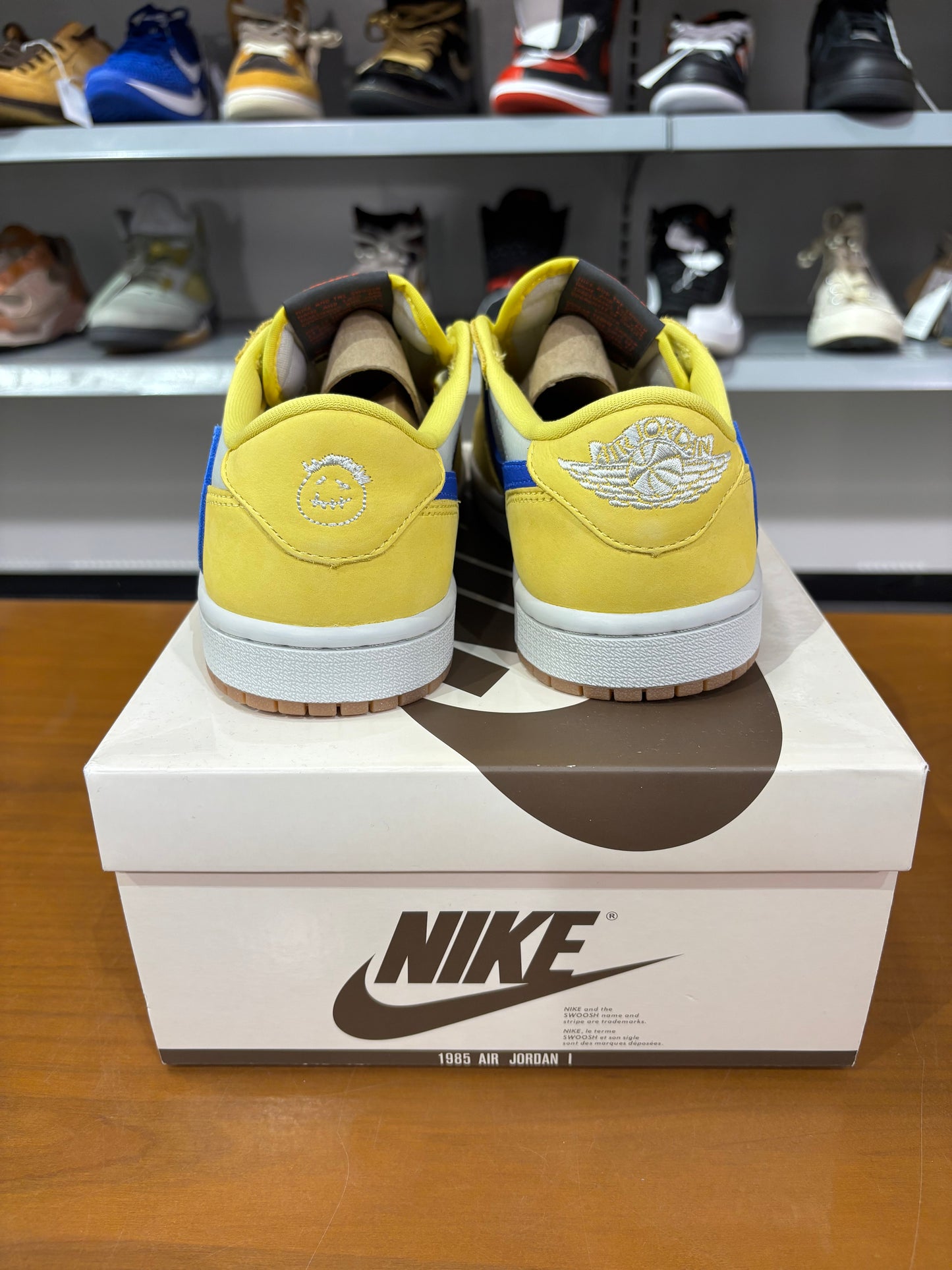 Travis Scott Air Jordan 1 Low Canary