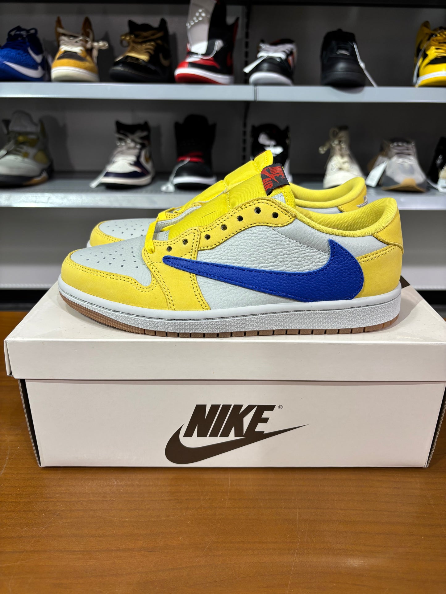 Travis Scott Air Jordan 1 Low Canary