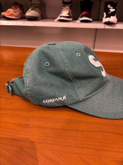 Men's Supreme Cordura Denim S Logo 6-Panel Green