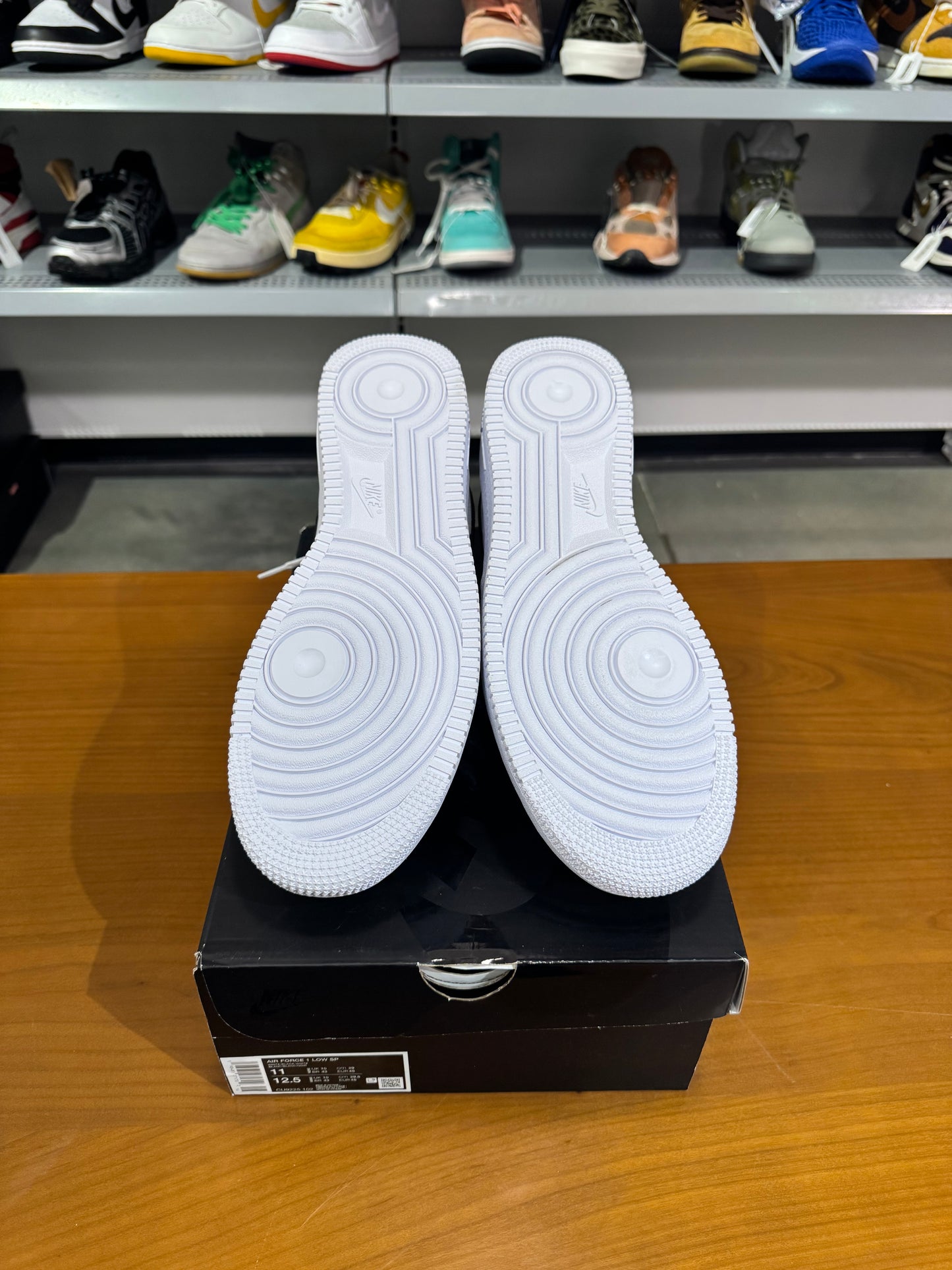 Supreme air force 1 white (black swoosh)