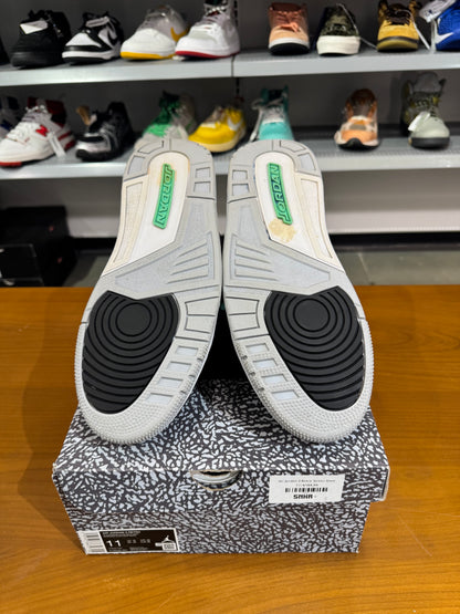 Air Jrdan 3 green glow