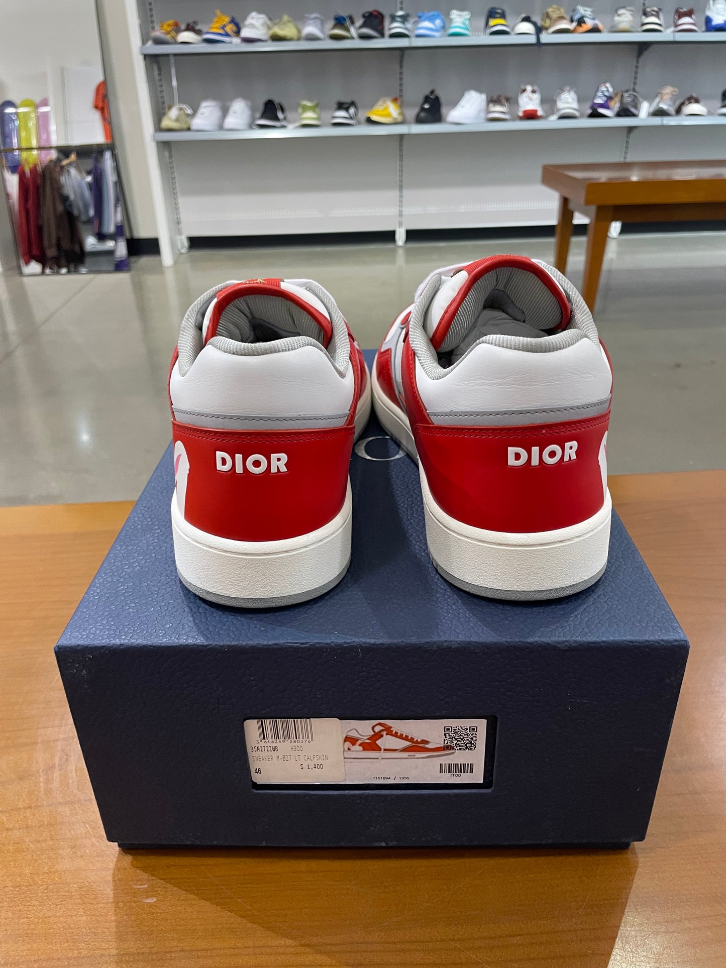 Dior B27 ERL Red White