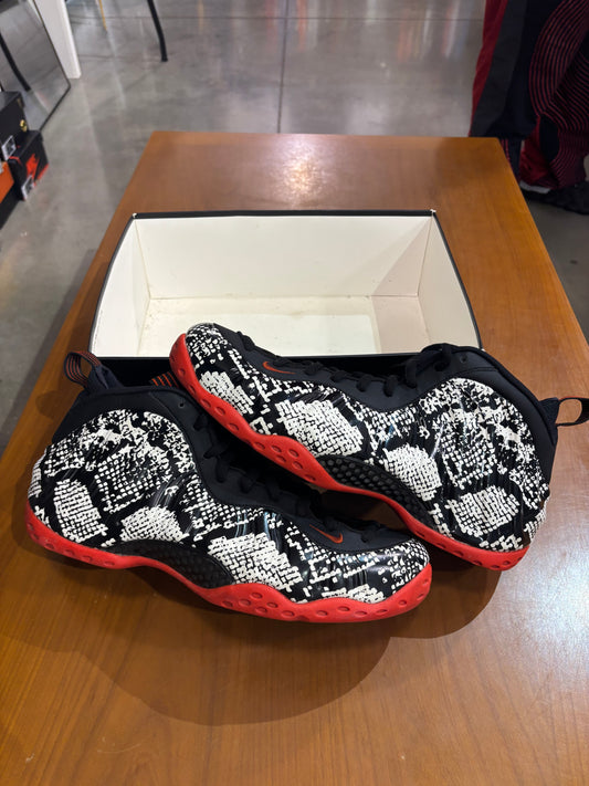 Preowned Nike  Air Foamposite 1 Albino Snakeskin