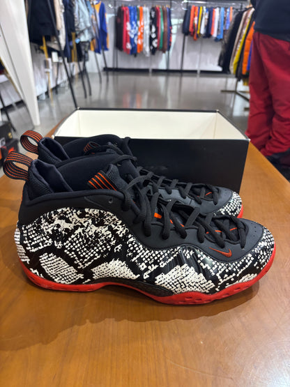 Preowned Nike  Air Foamposite 1 Albino Snakeskin