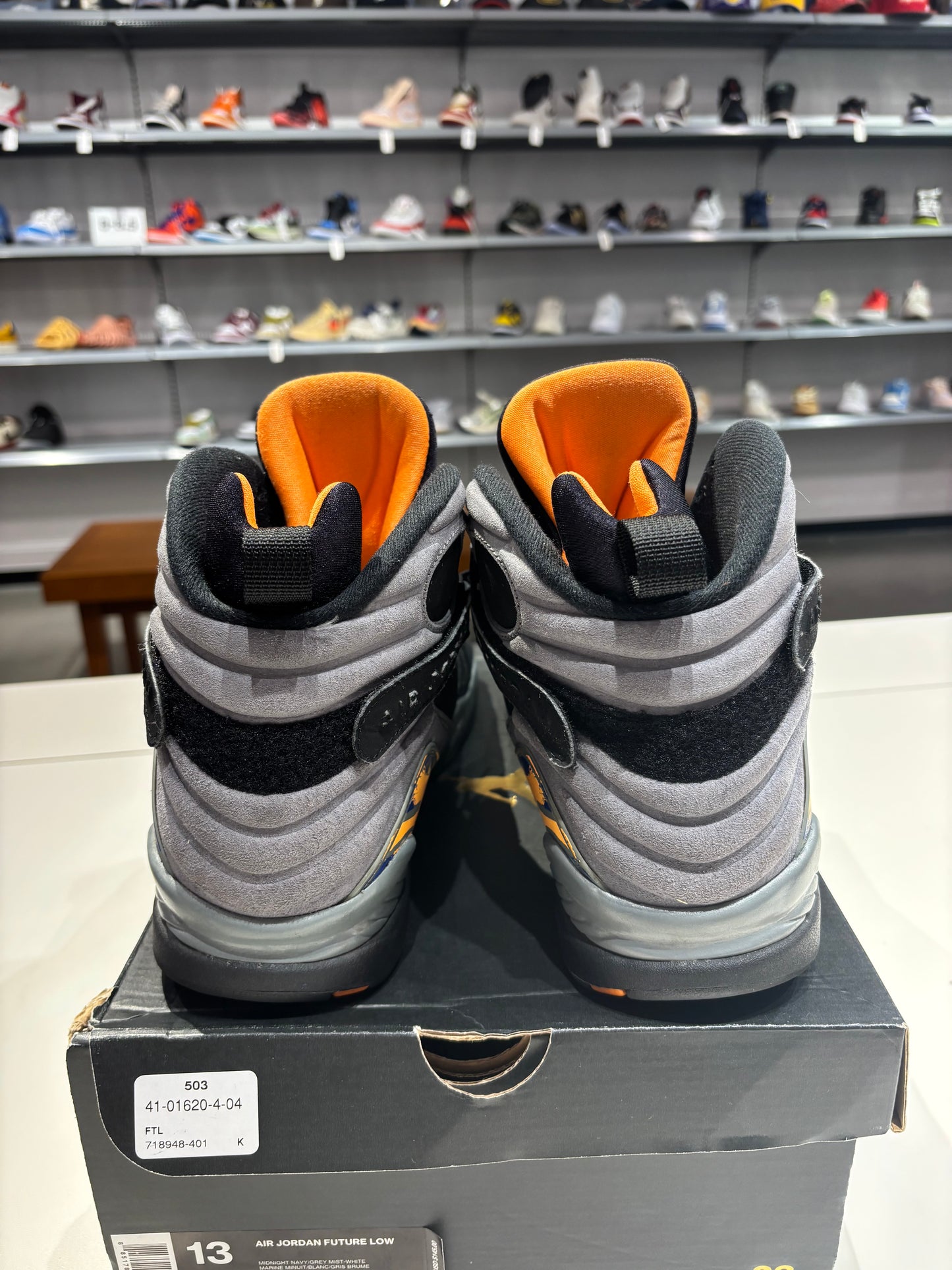 Preowned Air Jordan 8 Pheonix Suns