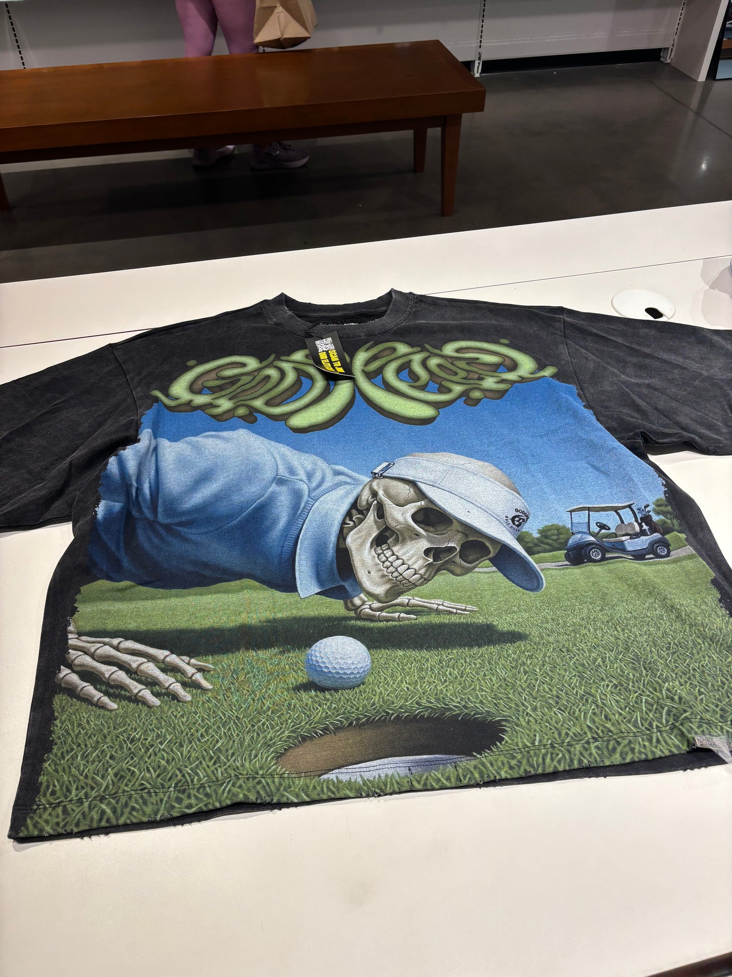 Godspeed Washed Black Reaper Tee