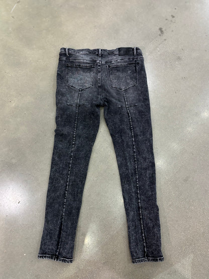 Preowned Ksubi Van Winkle Tektonik Distress Jeans Black