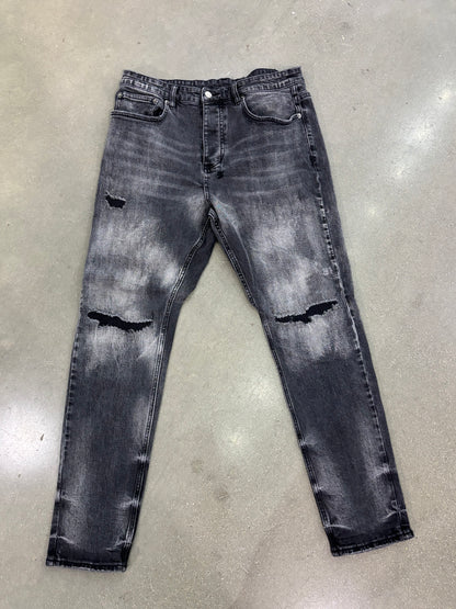 Preowned RTA Clayton Skinny Jeans Washed Grey