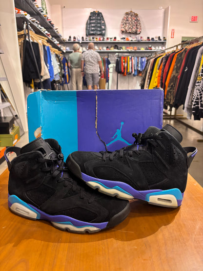 Preowned Air Jordan 6 Aqua