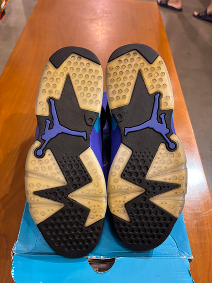 Preowned Air Jordan 6 Aqua