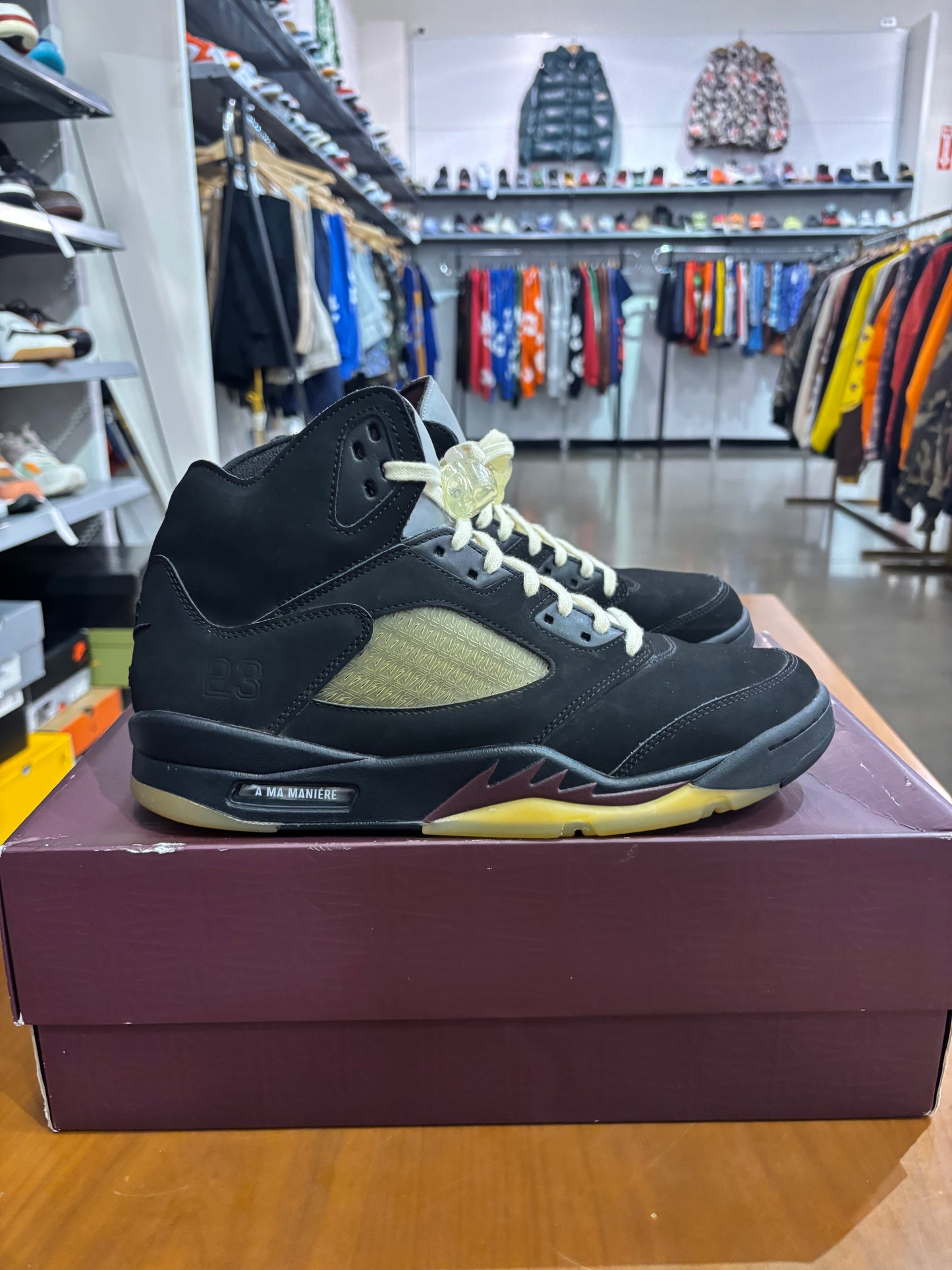 Preowned Air Jordan 5 A Ma Maniere Dusk