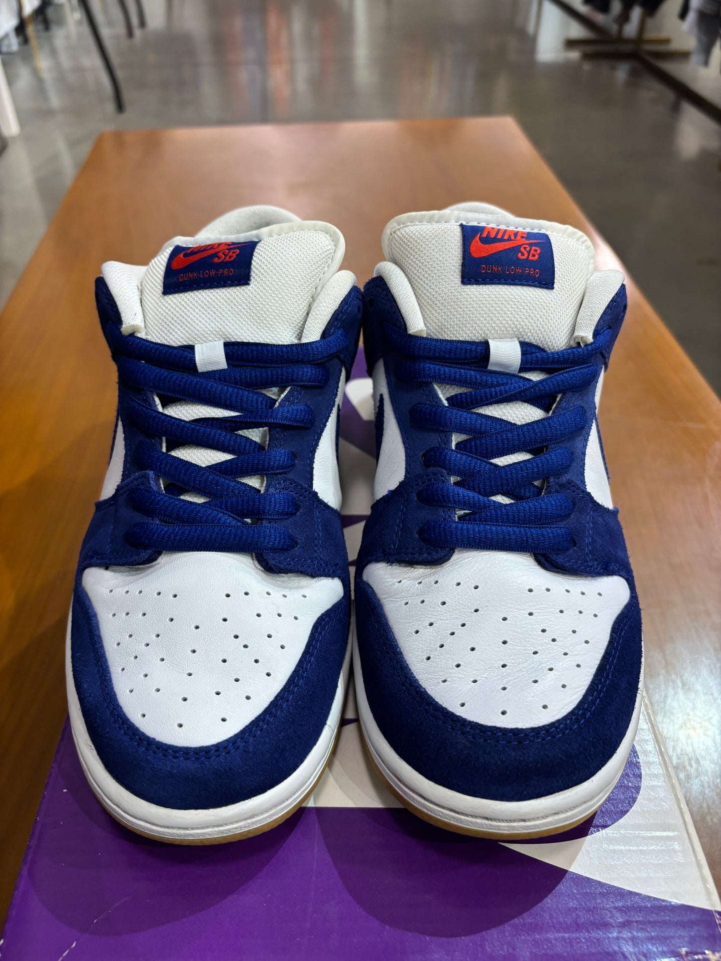 Preowned Nike SB Dunk Low Los Angeles Dodgers