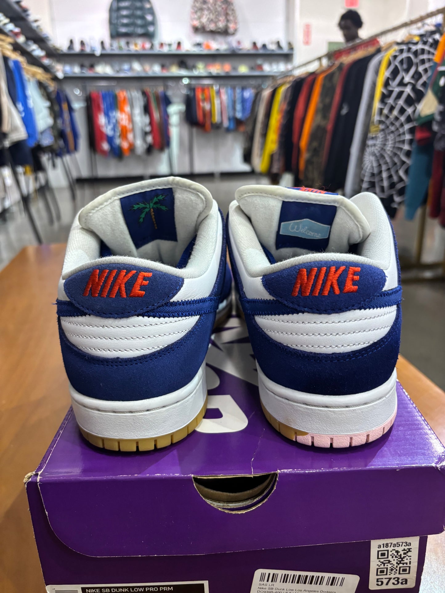 Preowned Nike SB Dunk Low Los Angeles Dodgers