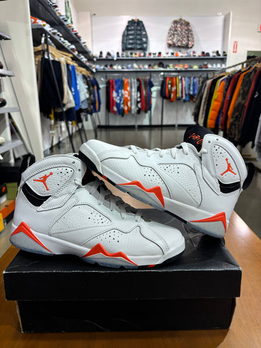 Preowned Air Jordan 7 White Infrared