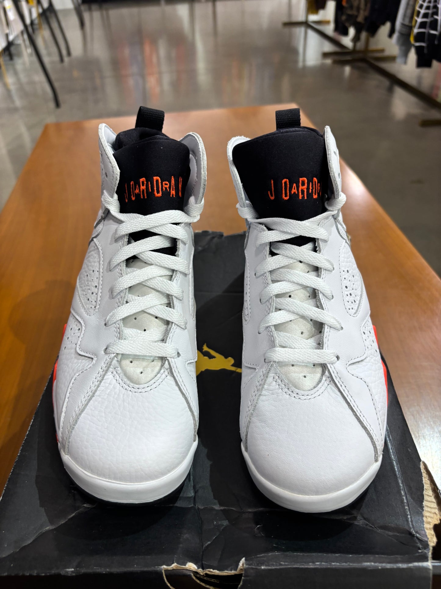 Preowned Air Jordan 7 White Infrared