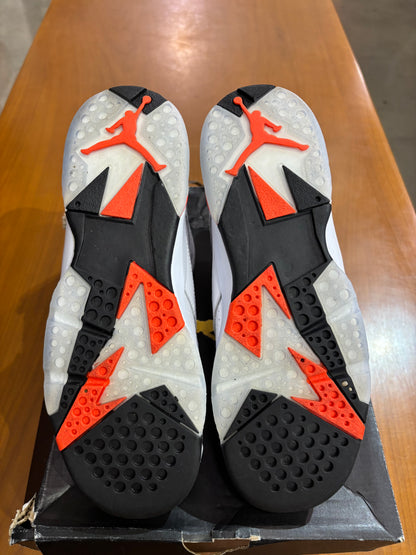 Preowned Air Jordan 7 White Infrared