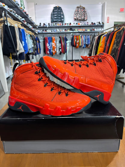 Preowned Air Jordan 9 Chile Red