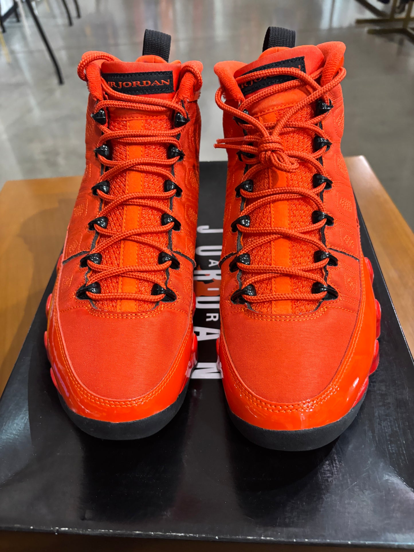 Preowned Air Jordan 9 Chile Red