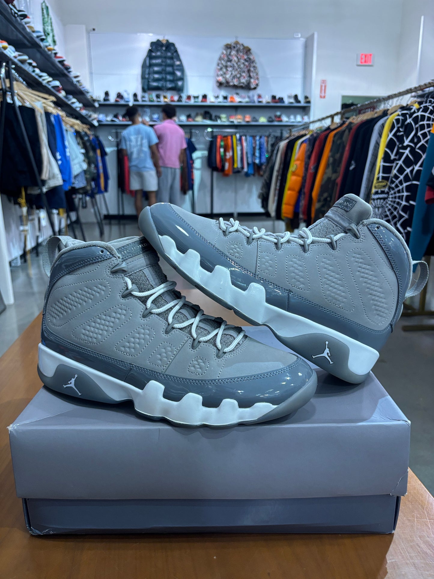 PREOWNED Air Jordan 9 Cool Grey