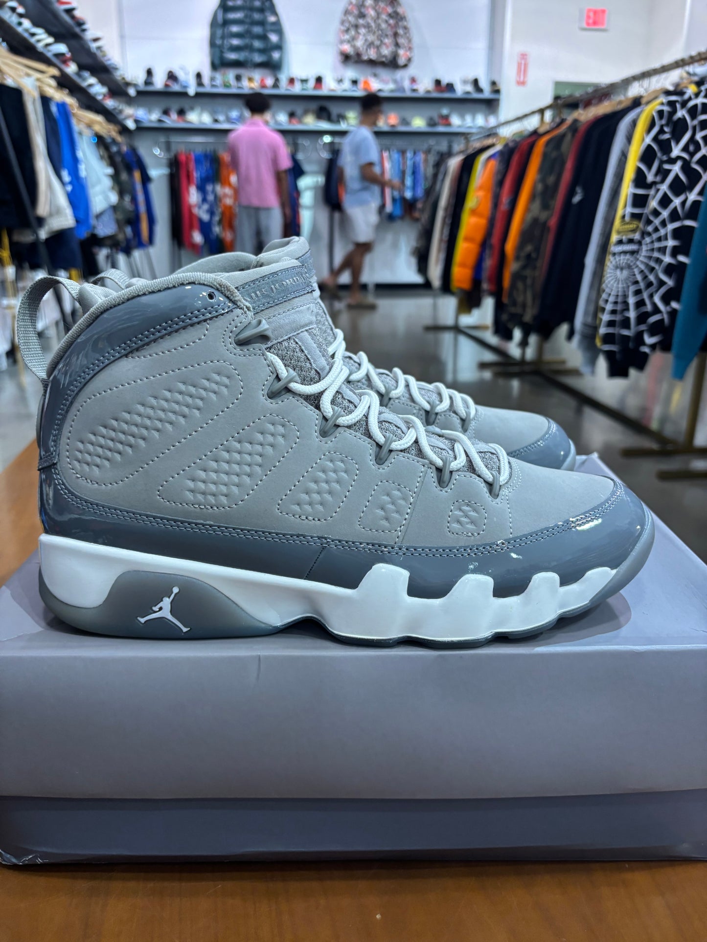 PREOWNED Air Jordan 9 Cool Grey