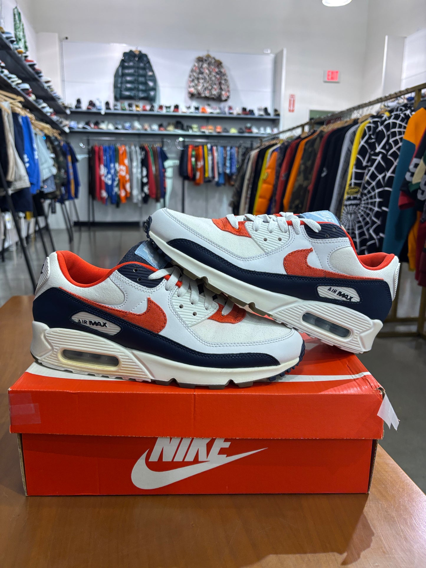 Preowned Air Max 90 USA Denim