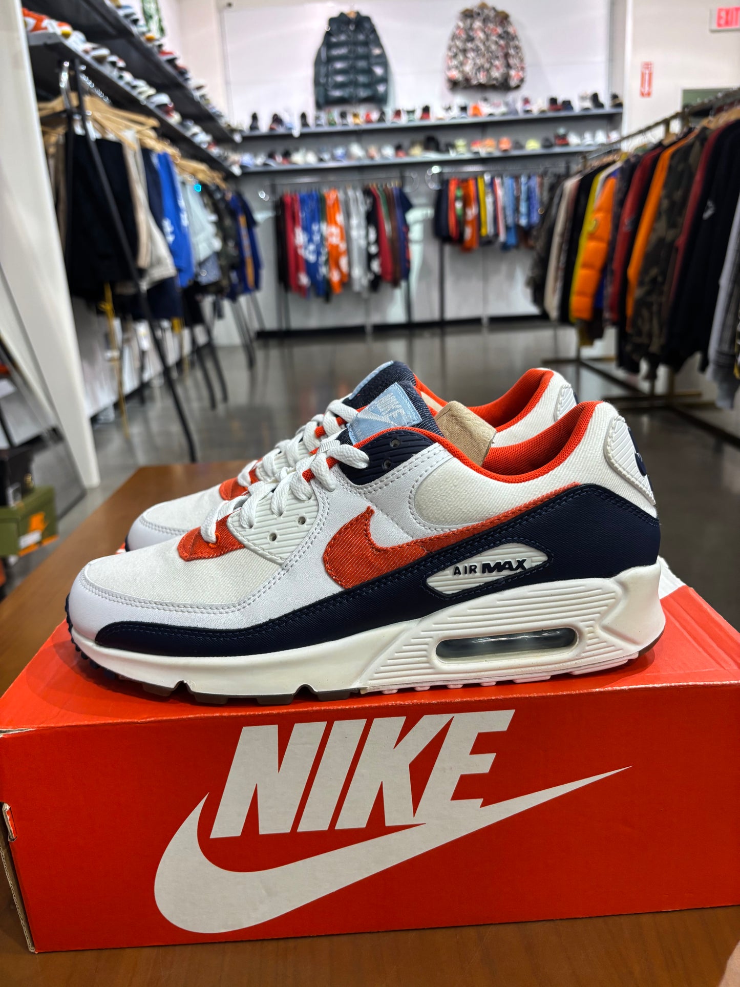 Preowned Air Max 90 USA Denim