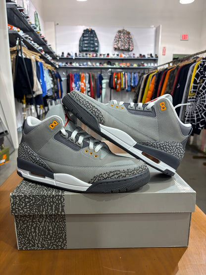 Preowned Air Jordan 3 Cool Grey