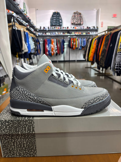Preowned Air Jordan 3 Cool Grey