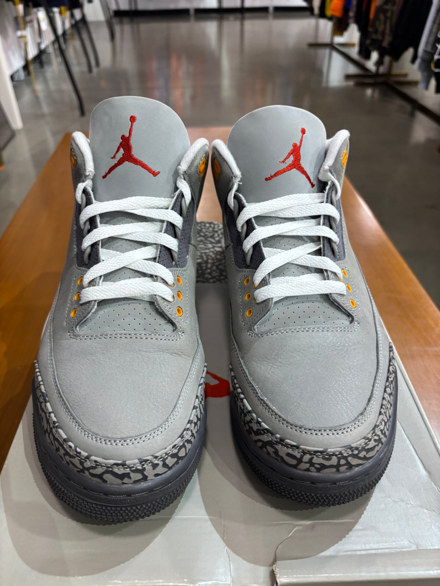 Preowned Air Jordan 3 Cool Grey