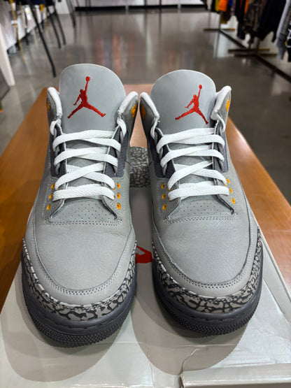 Preowned Air Jordan 3 Cool Grey