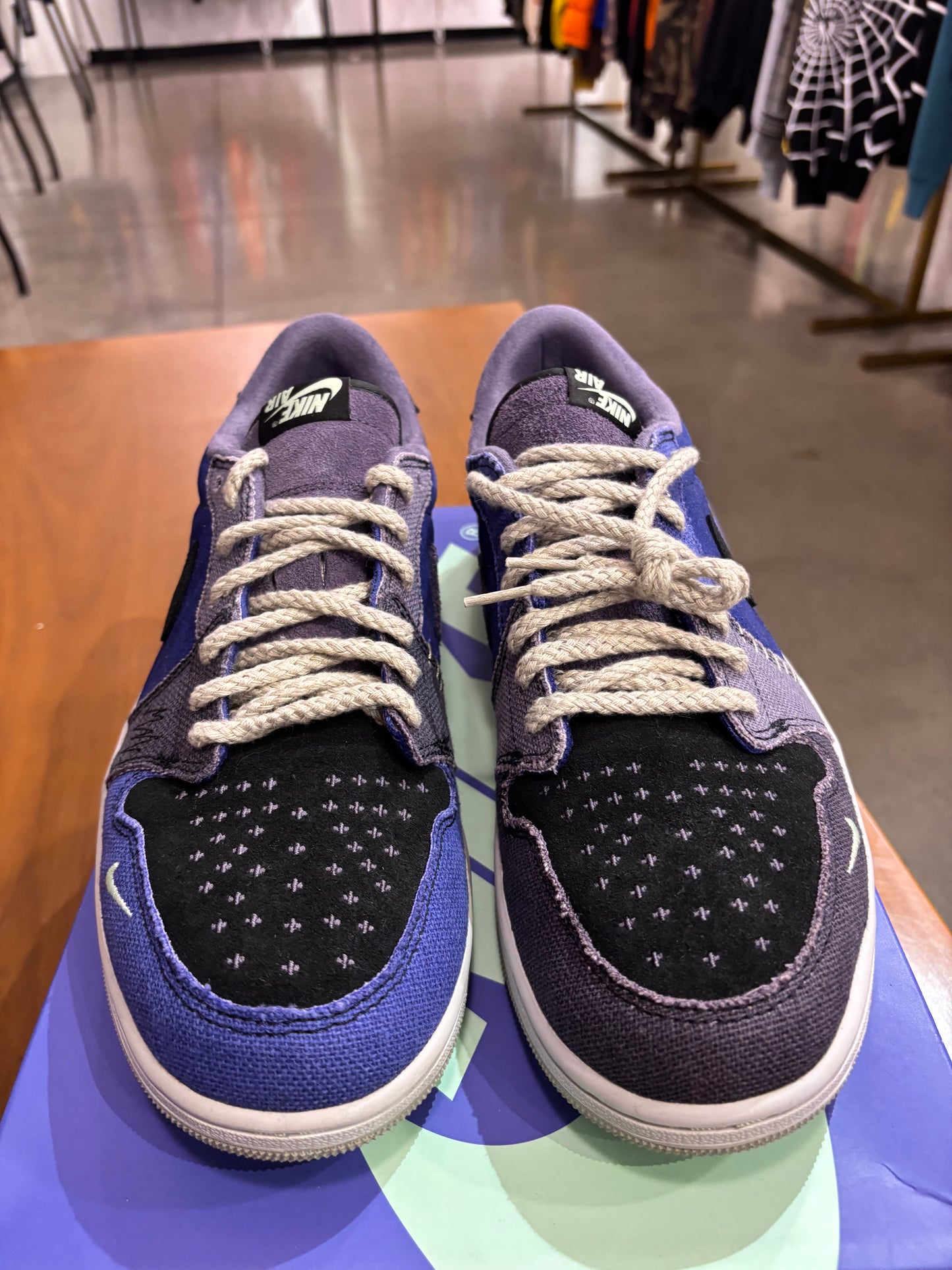 Preowned Air Jordan 1 Low Zion Williamson Voodoo Alternate