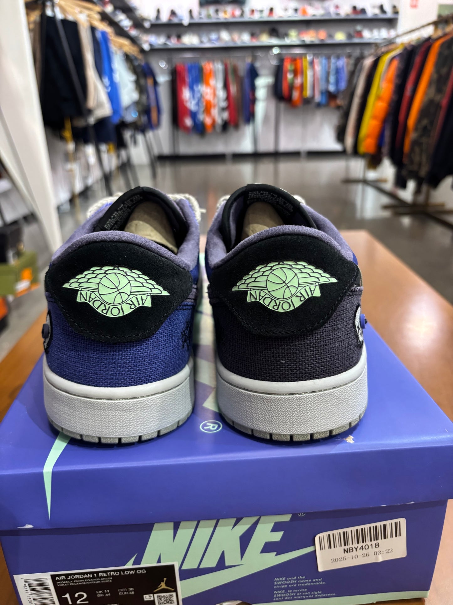Preowned Air Jordan 1 Low Zion Williamson Voodoo Alternate