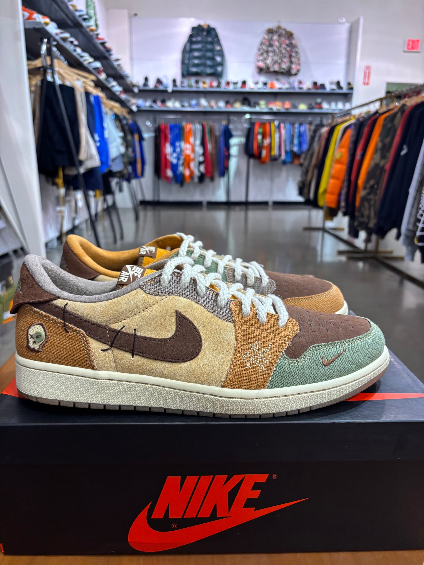 Preowned Air Jordan 1 Low Zion Williamson Voodoo