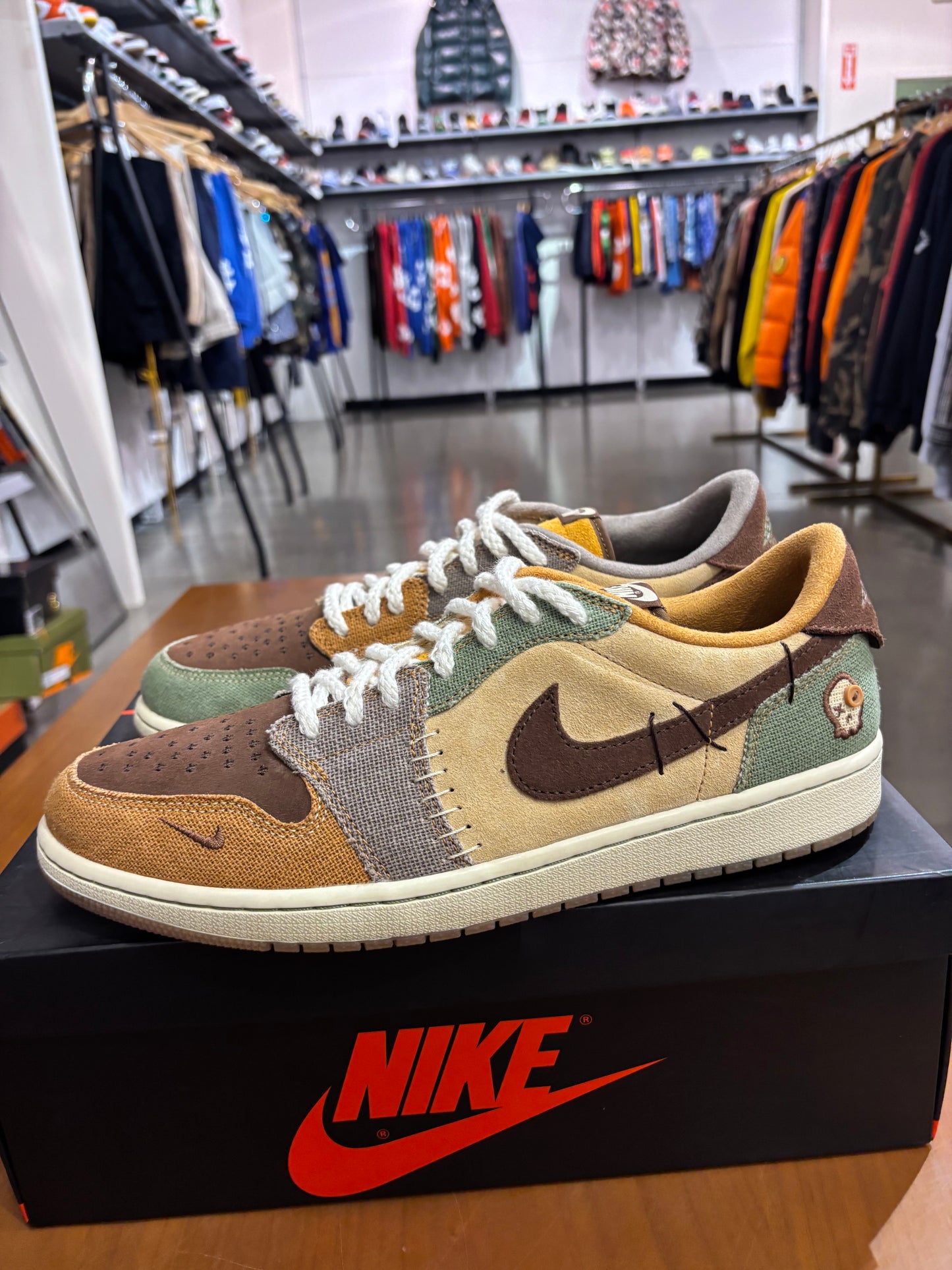 Preowned Air Jordan 1 Low Zion Williamson Voodoo