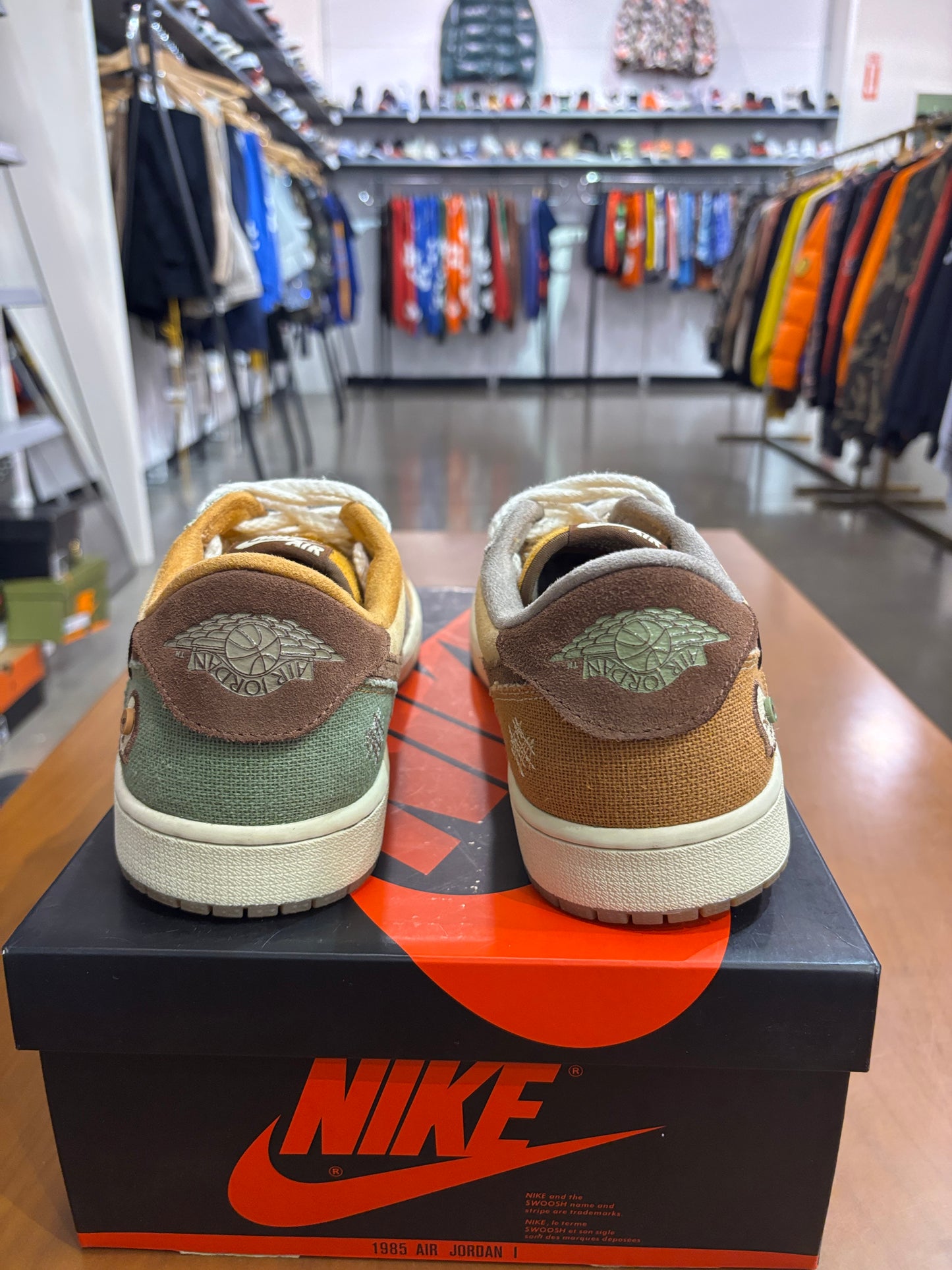 Preowned Air Jordan 1 Low Zion Williamson Voodoo