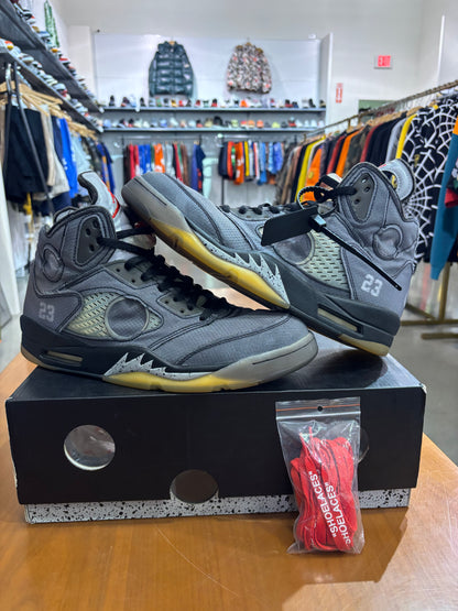 Preowned Air Jordan 5 Off-White Muslin