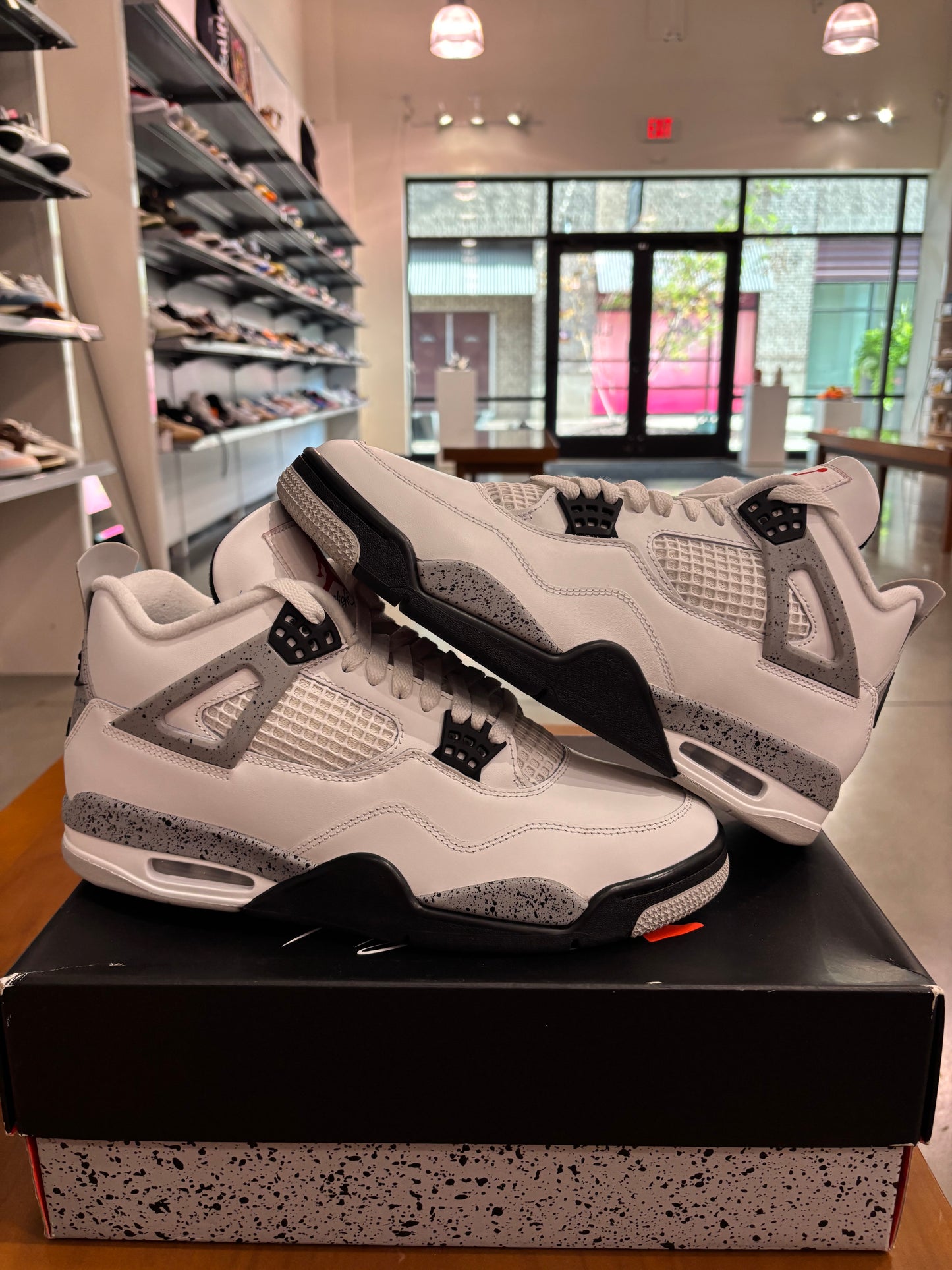Preowned Air Jordan 4 White Cement (2025)