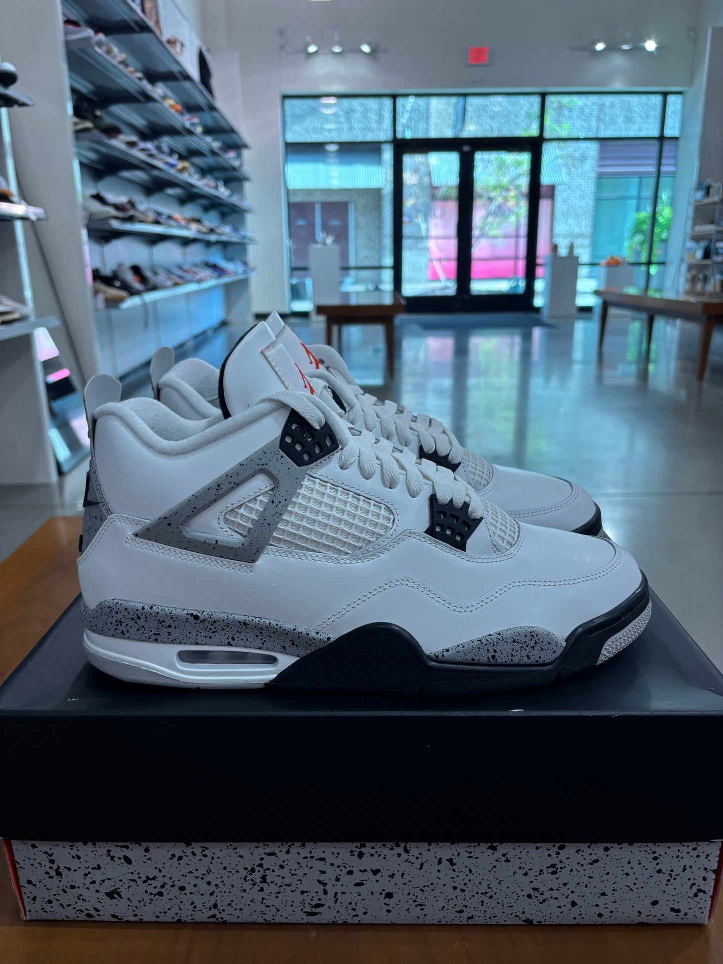 Preowned Air Jordan 4 White Cement (2025)