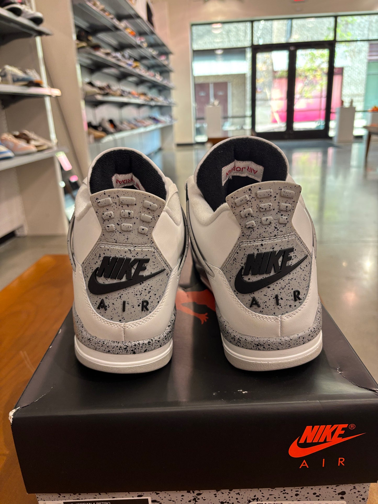 Preowned Air Jordan 4 White Cement (2025)