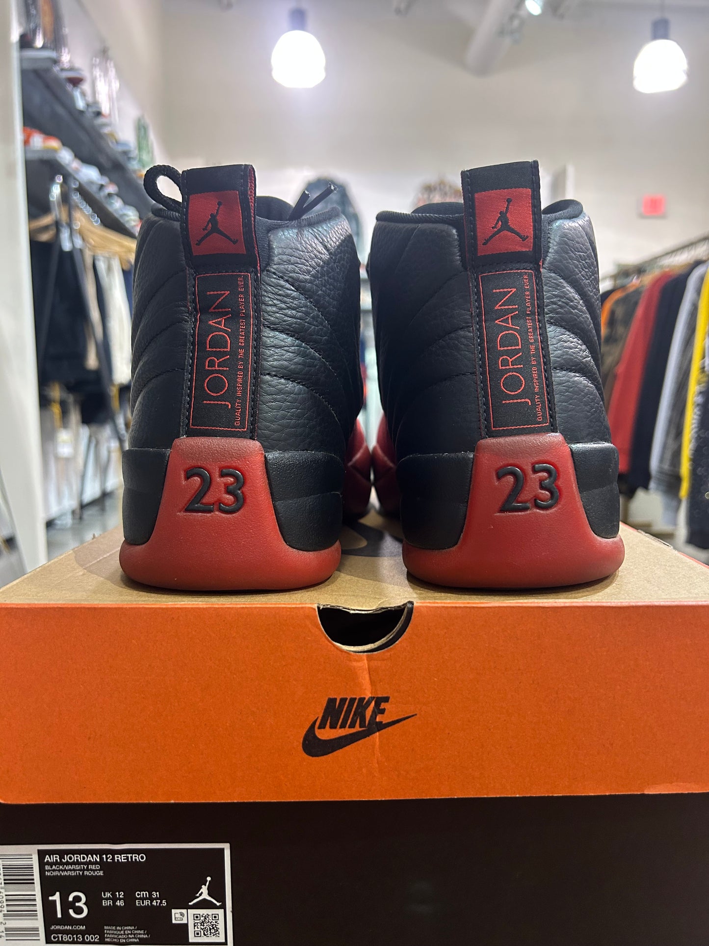 Preowned Air Jordan 12 Flu Game