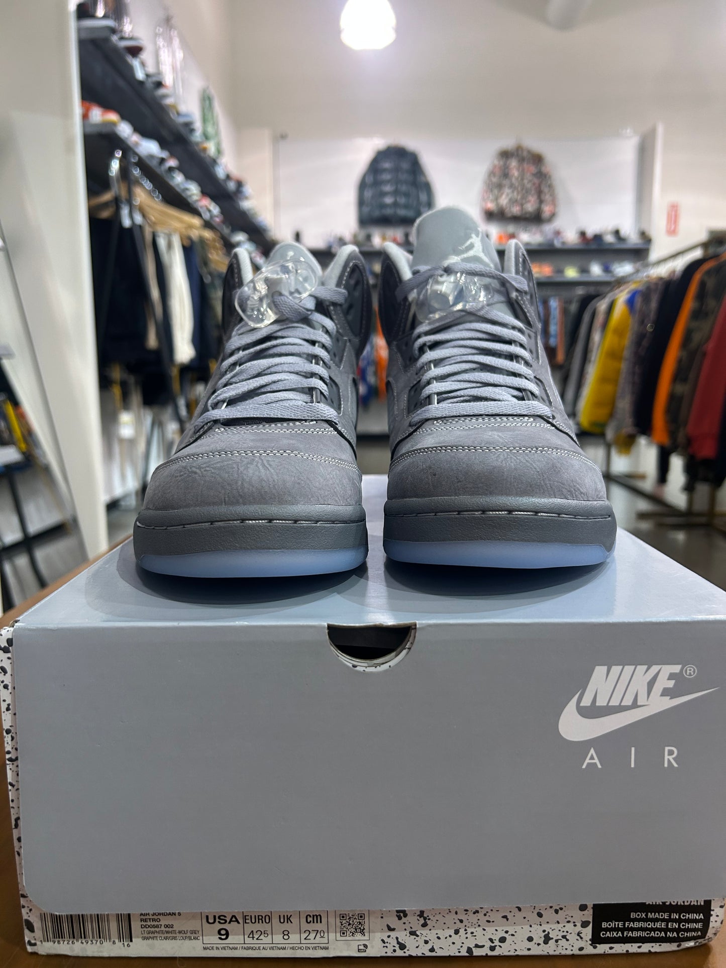 Air Jordan 5 Wolf Grey