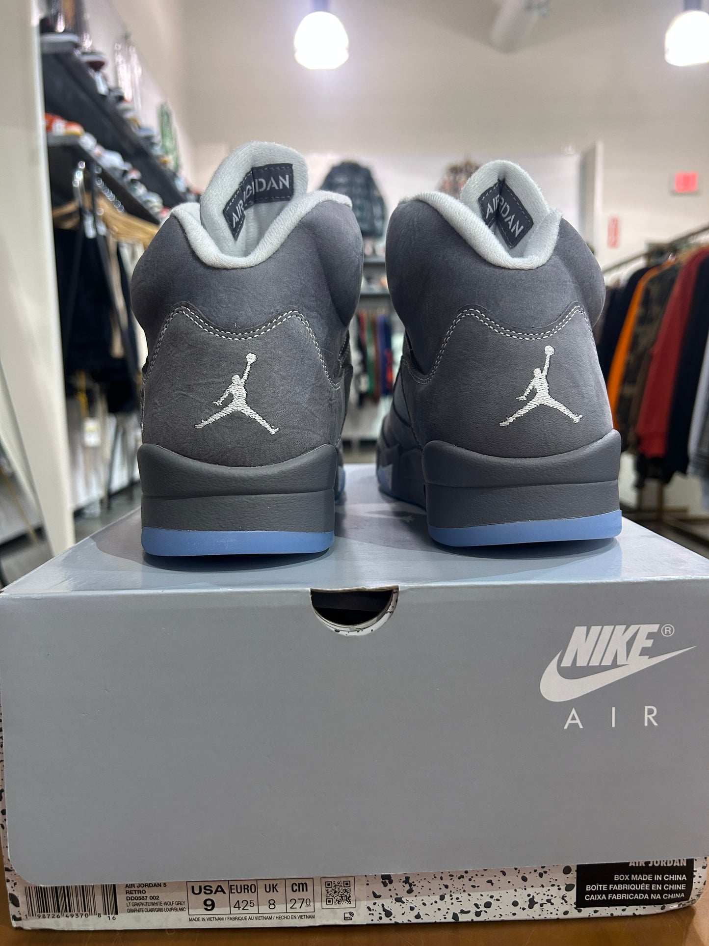 Air Jordan 5 Wolf Grey