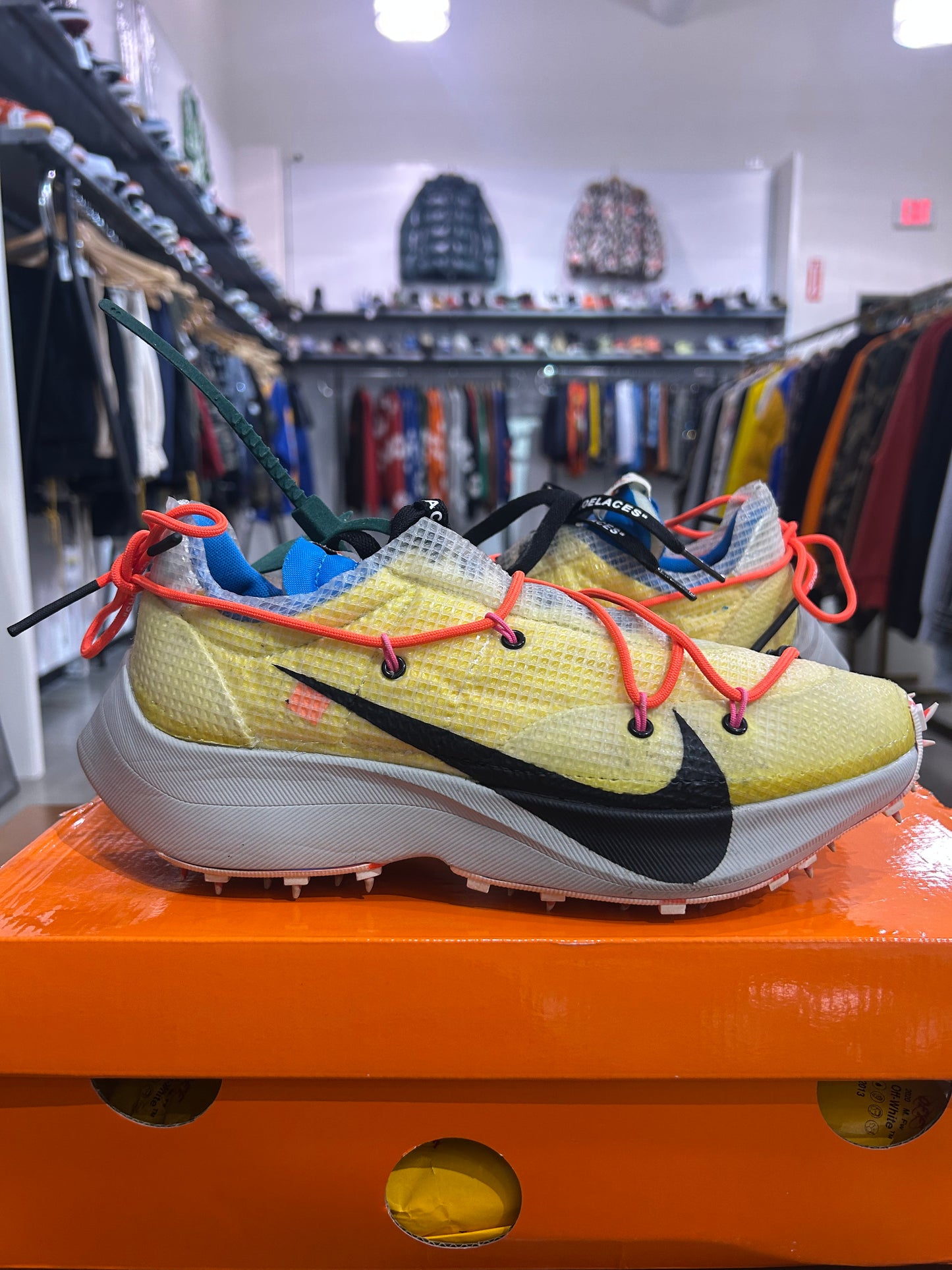 Preowned Nike Vapor Street Off-White Yellow